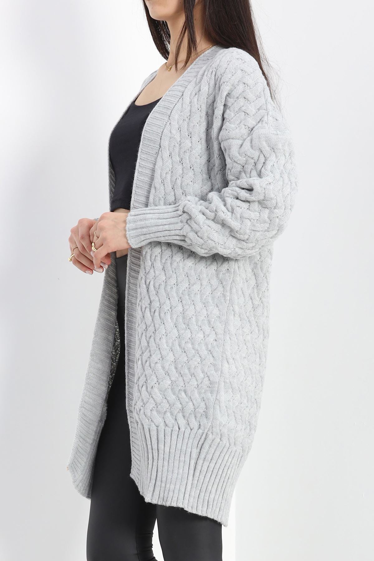 Triko Hırka Gri - 370.1577.