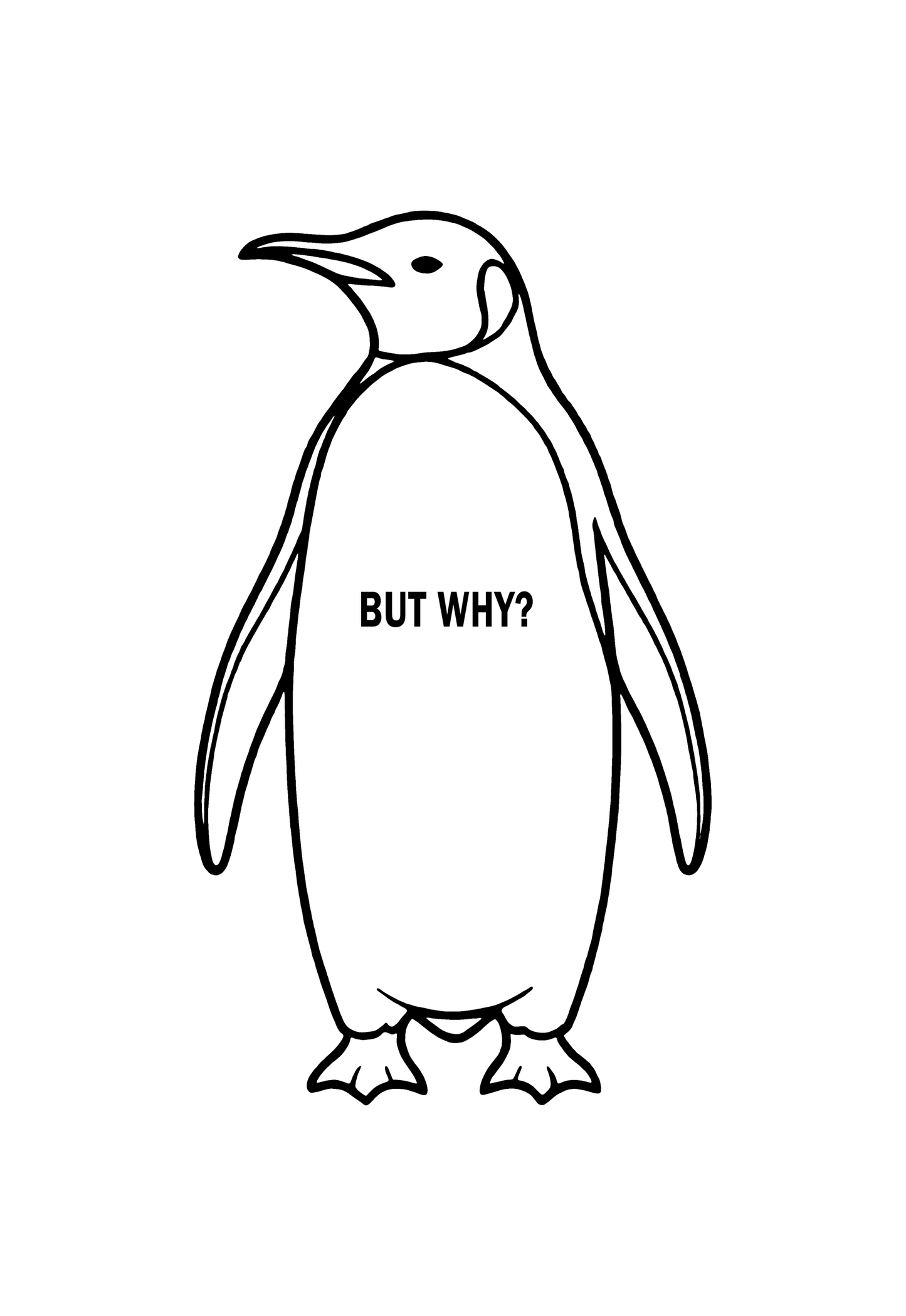 Kadın Nihilist Penguen Pamuklu Oversize Bisiklet Yaka Tişört - Beyaz