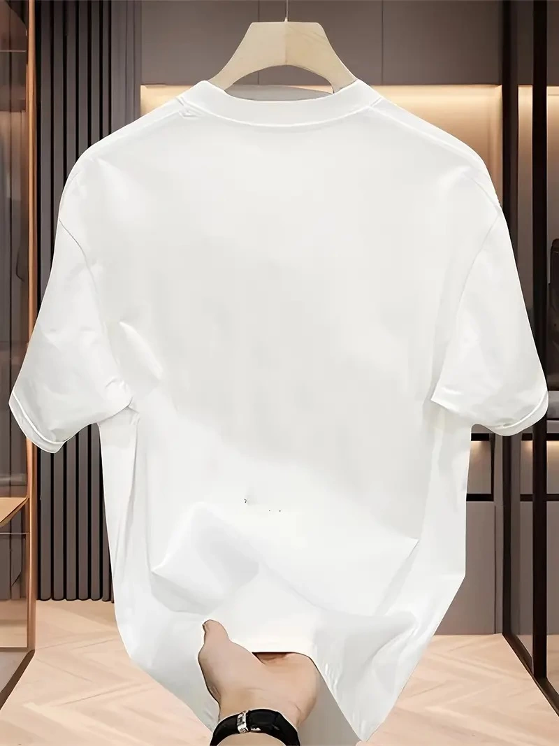 Kadın Baskılı Bisiklet Yaka Kısa kol Oversize T-shirt - Beyaz