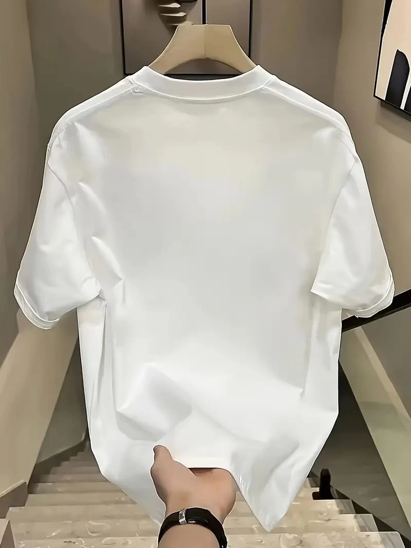 Kadın Day One Baskılı Oversize Bisiklet Yaka T-shirt - Beyaz