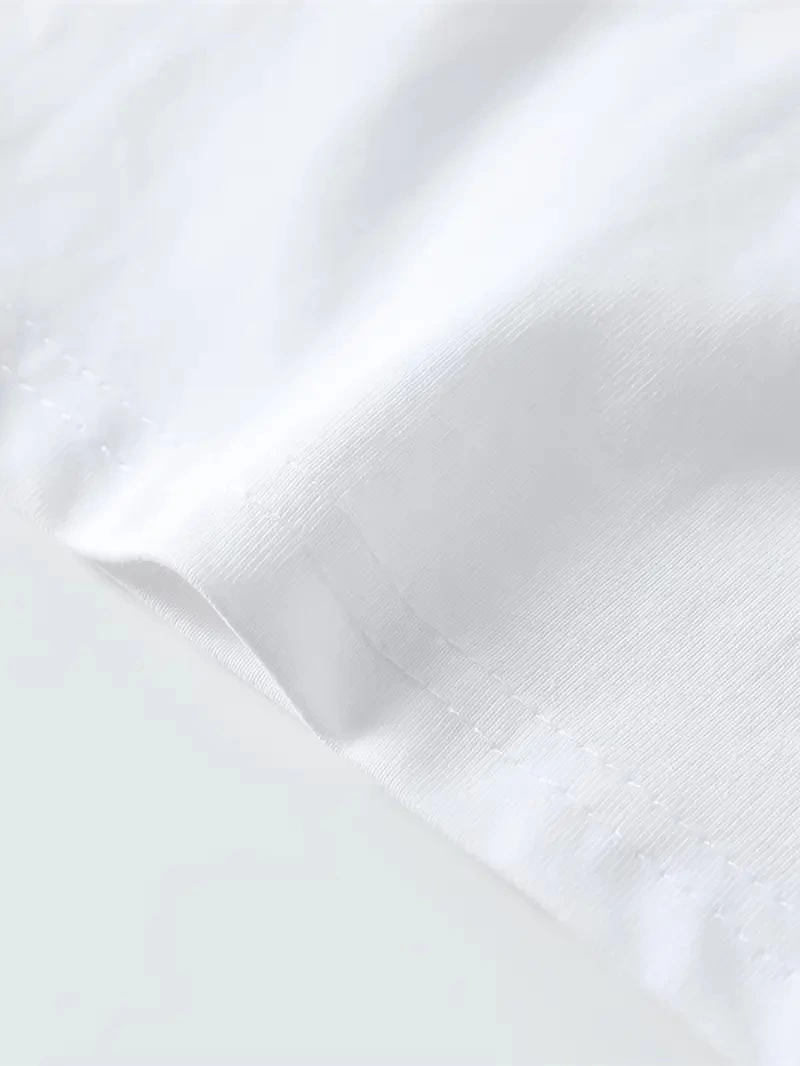 Erkek Baskılı Tişort Kısa Kol Bisiklet Yaka Ovarsize T-Shirt - - Beyaz