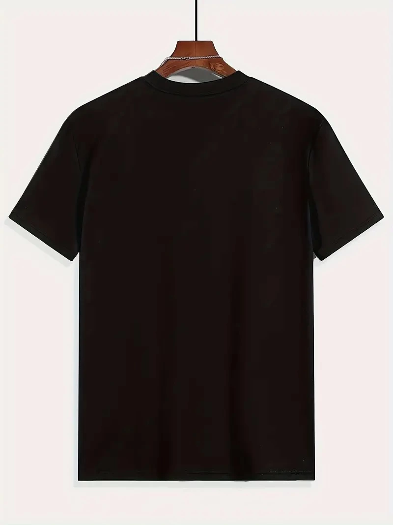 Erkek Araba Baskılı Kısa kol t-shirt - Siyah