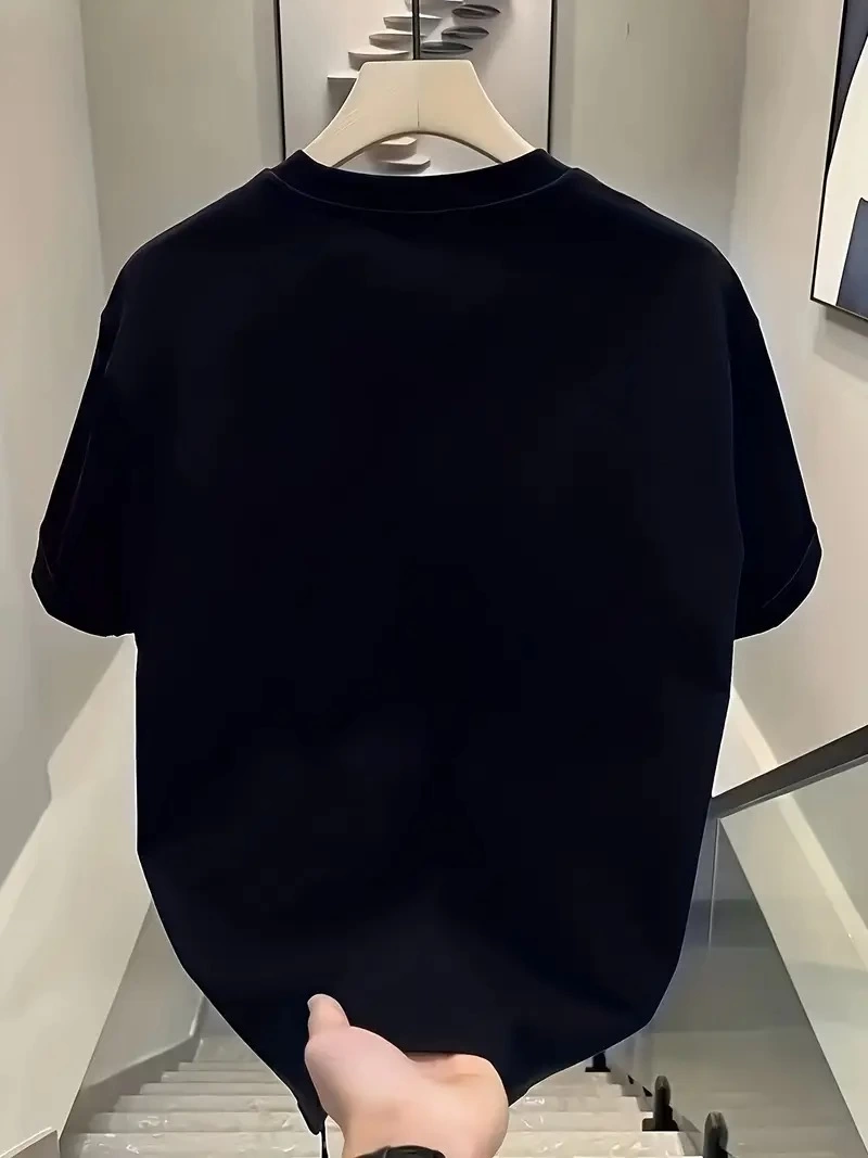 Kadın Penye Compack Day One Baskılı Oversize Bisiklet Yaka T-shirt - Siyah