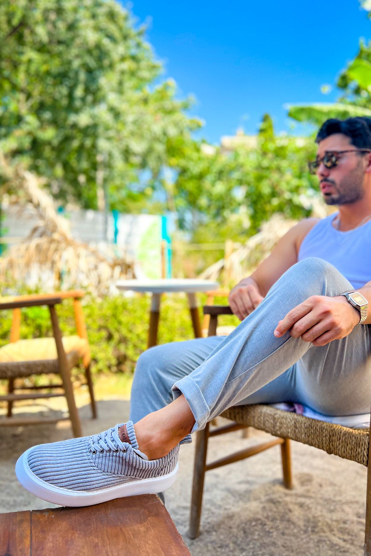 CH173 KBT Velluto Erkek Ayakkabı ANTRASIT