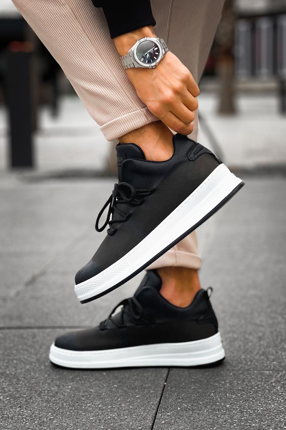 CH219 CBT Laser Erkek Ayakkabı SIYAH