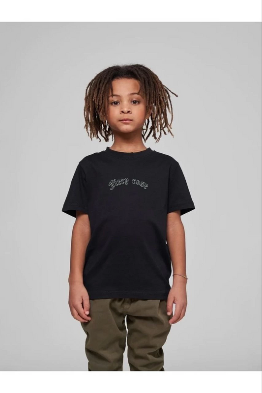 Çocuk Unisex Baskılı T-Shirt - Siyah