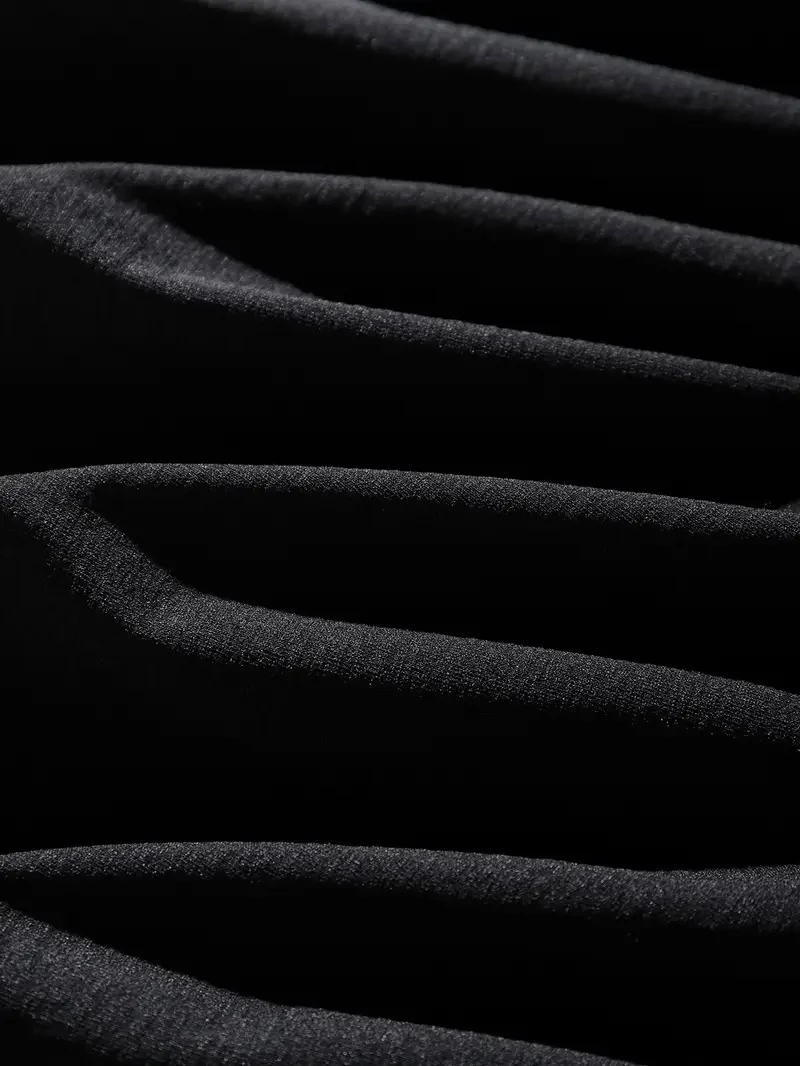 Erkek Dağ Grafikli Kısa kollu T-shirt - Siyah