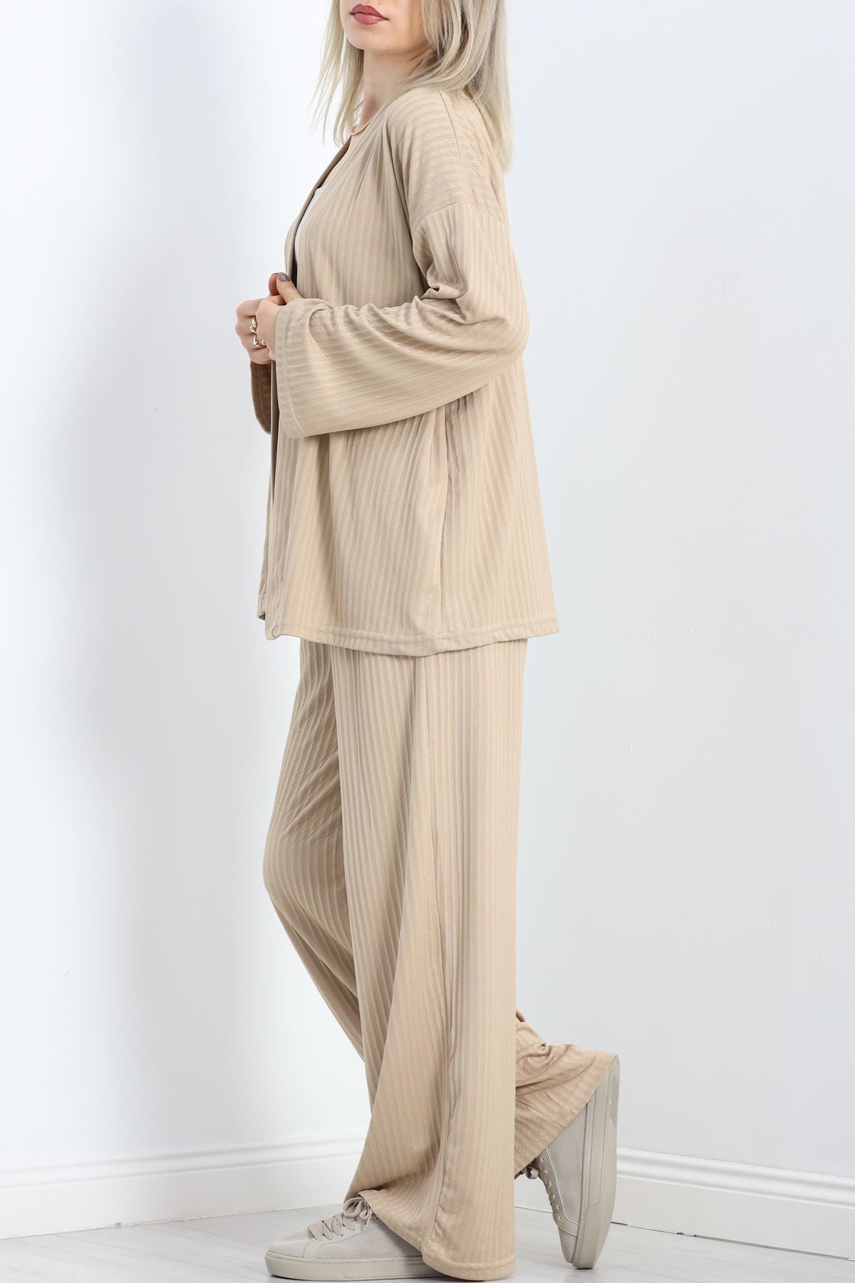 Palazzo Pantolon İkili Takım Bej - 25503.1874.