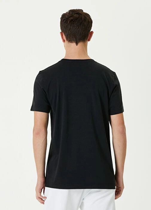 ERKEK Basic Bisiklet Yaka Regular Kısa kol  T-Shirt - Siyah