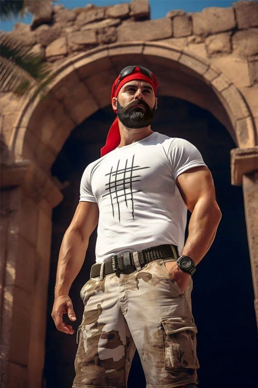 ERKEK Bisiklet Yaka Baskılı kısa kol T-Shirt - Beyaz