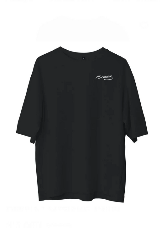 Erkek Baskılı T-Shirt Kısa Kol Bisiklet Yaka Regular Fit Rahat Kalıp Günlük Tişört - Siyah