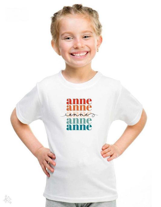 Unisex Çocuk Baskılı T-Shirt - Beyaz