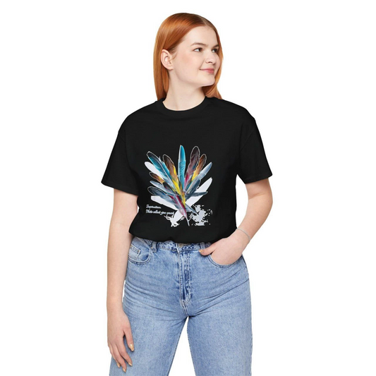 Kadın Baskılı T-Shirt Kısa Kol Bisiklet Yaka Ovarsize Rahat Kalıp Tişört -  Siyah