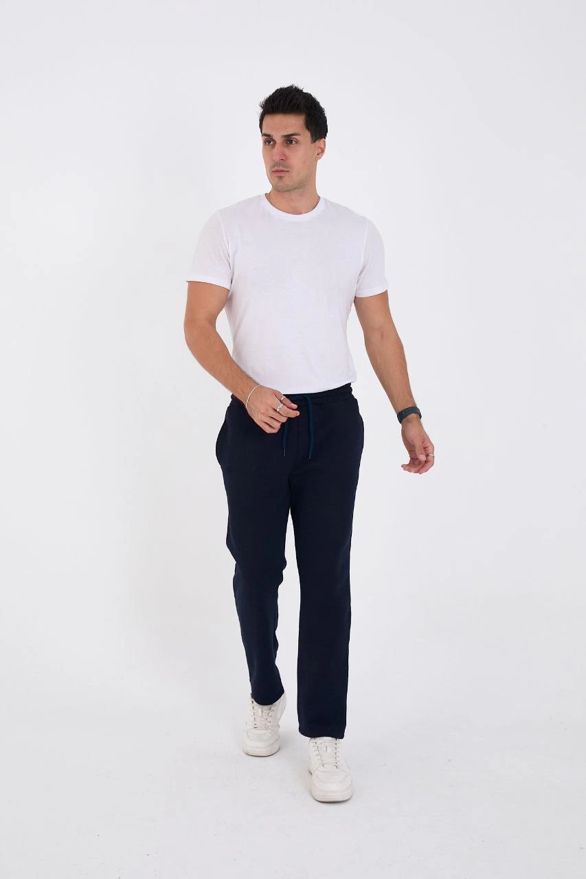 Erkek Üç İplik Basic Eşofman Pantolon - Lacivert